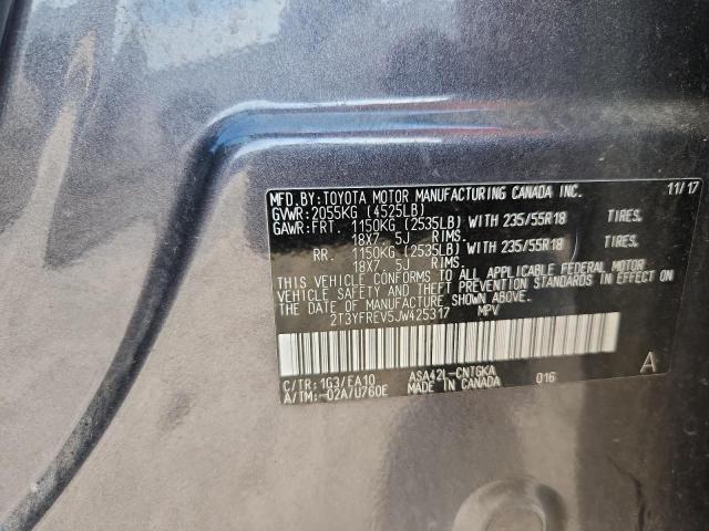 2018 TOYOTA RAV4 LIMIT 2T3YFREV5JW425317
