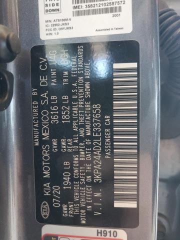 2020 KIA RIO LX - 3KPA24AD2LE337658