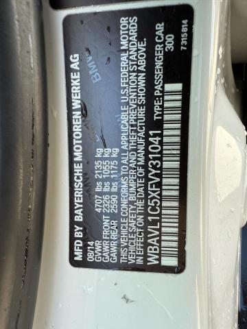 2015 BMW X1 XDRIVE2 WBAVL1C5XFVY31041