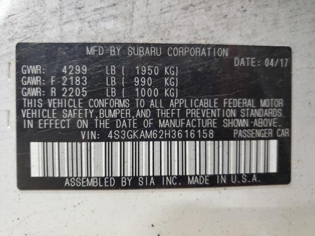 2017 SUBARU IMPREZA SP 4S3GKAM62H3616158