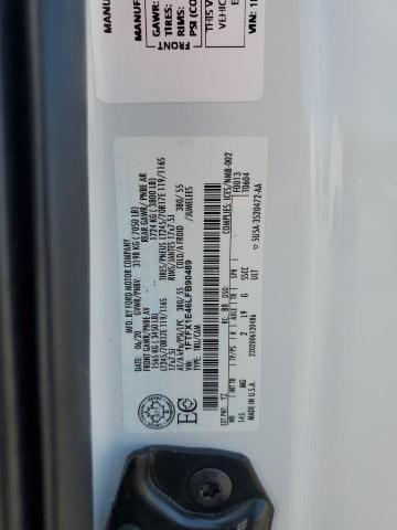 2020 FORD F150 SUPER - 1FTFX1E46LFB90489
