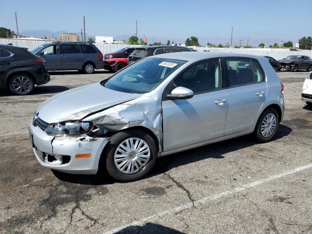 VOLKSWAGEN GOLF 2014 silver  gas WVWDB7AJ6EW000908 photo #1