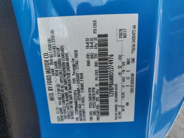 2013 FORD MUSTANG - 1ZVBP8AM8D5274976