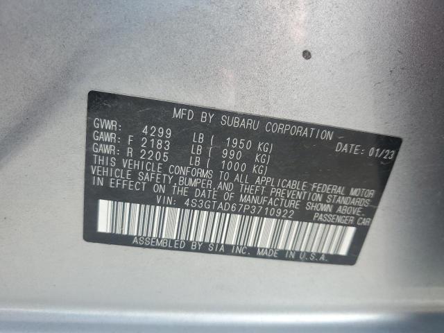 2023 SUBARU IMPREZA PR 4S3GTAD67P3710922