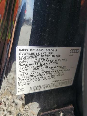 2019 AUDI Q8 PRESTIG WA1CVAF12KD045533