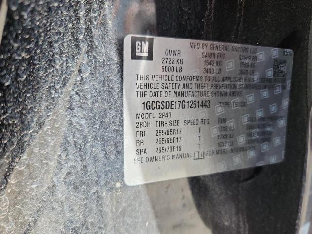 2016 CHEVROLET COLORADO Z - 1GCGSDE17G1251443