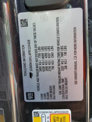 2023 CHEVROLET SUBURBAN K - 1GNSKGKL4PR318428