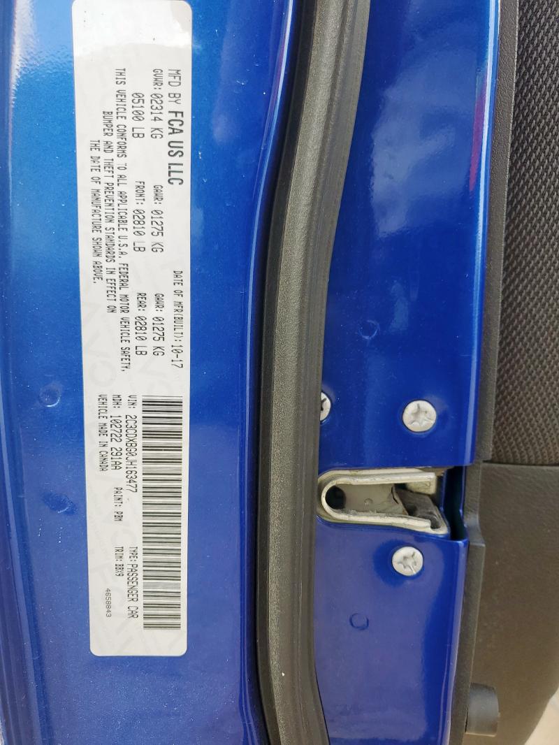 2018 DODGE CHARGER SX 2C3CDXBG0JH163477