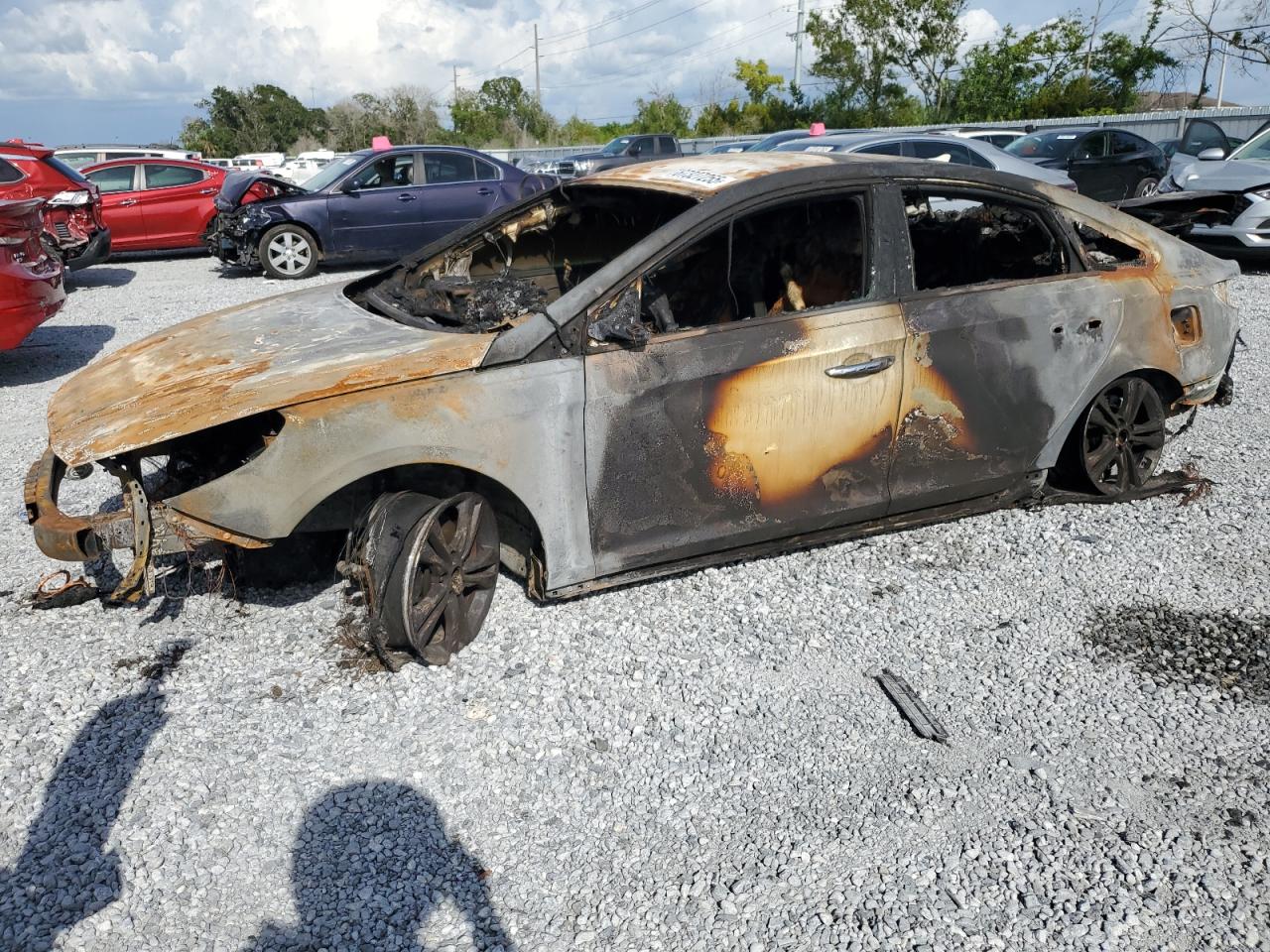 Lot #3305465109 2019 HYUNDAI SONATA LIMITED