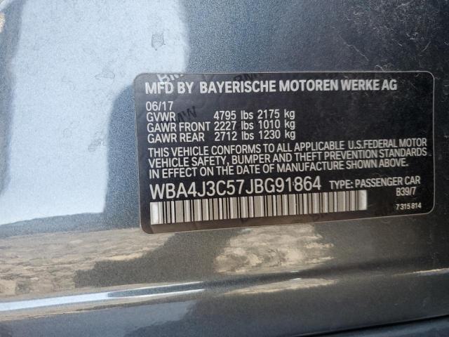 2018 BMW 430XI GRAN WBA4J3C57JBG91864