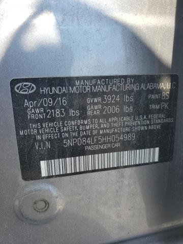 2017 HYUNDAI ELANTRA SE 5NPD84LF5HH054989