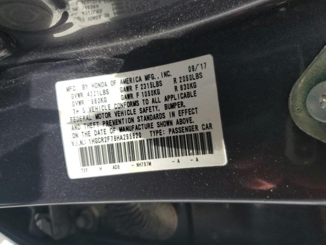 2017 HONDA ACCORD EX - 1HGCR2F78HA295620