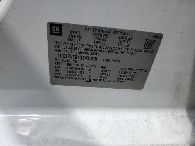2016 CHEVROLET SILVERADO - 1GC2KVEG1GZ407479