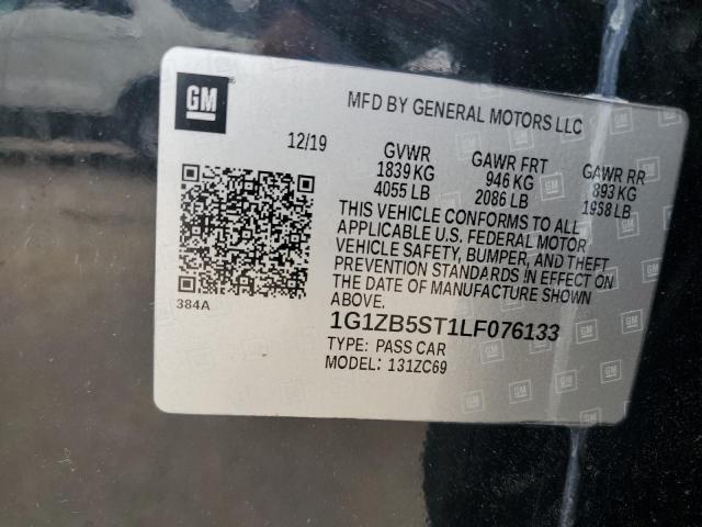 2020 CHEVROLET MALIBU LS 1G1ZB5ST1LF076133