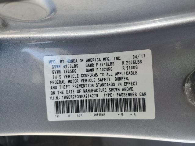 2017 HONDA ACCORD LX - 1HGCR2F39HA214279