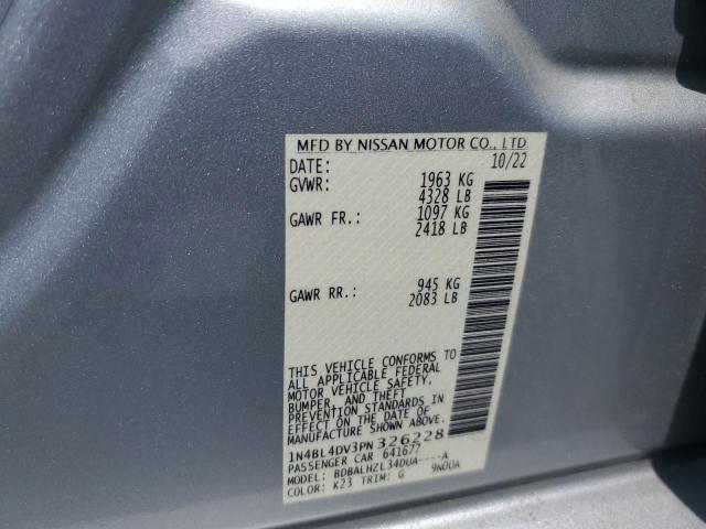 2023 NISSAN ALTIMA SV 1N4BL4DV3PN326228