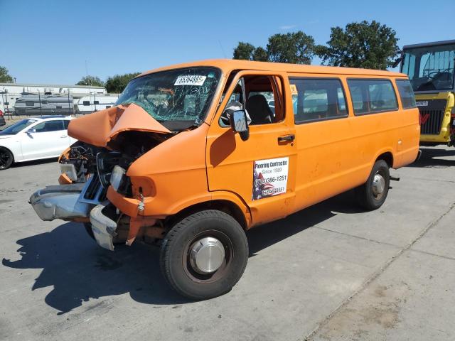 DODGE RAM VAN B3 1997 orange  gas 2B7KB31Z5VK559163 photo #1