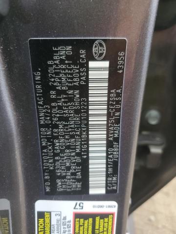 2023 TOYOTA CAMRY SE N 4T1G11BKXPU101223