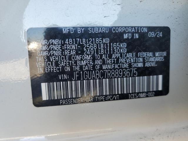 2024 SUBARU IMPREZA JF1GUABC7R8893675