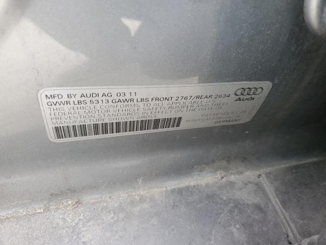 2011 AUDI A6 PREMIUM - WAUFGAFB3BN067361