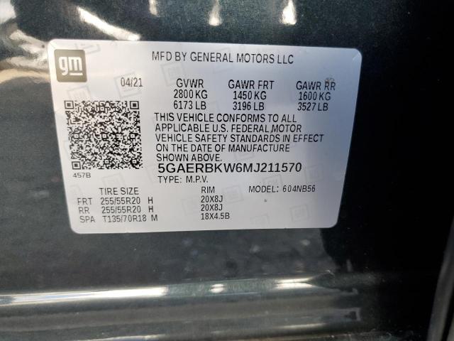 2021 BUICK ENCLAVE ES 5GAERBKW6MJ211570