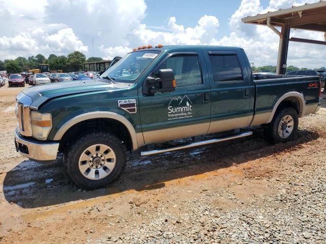 FORD F250 SUPER 2008 green  diesel 1FTSW21R38EE47453 photo #1