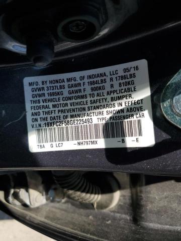 2016 HONDA CIVIC LX 19XFC2F58GE225493