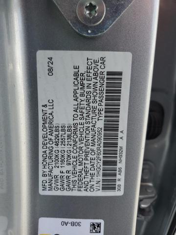 2024 HONDA ACCORD HYB 1HGCY2F60RA090952