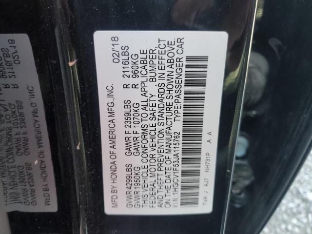 2018 HONDA ACCORD EXL 1HGCV1F53JA115762