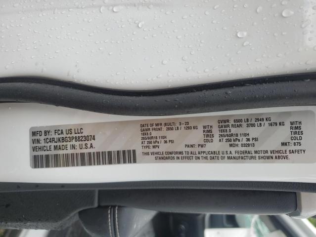 2023 JEEP GRAND CHER 1C4RJKBG3P8823074