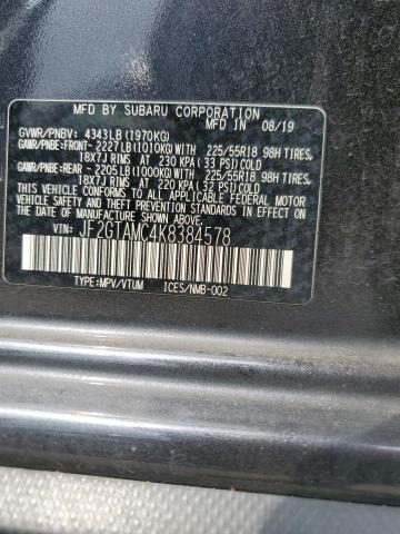 2019 SUBARU CROSSTREK JF2GTAMC4K8384578