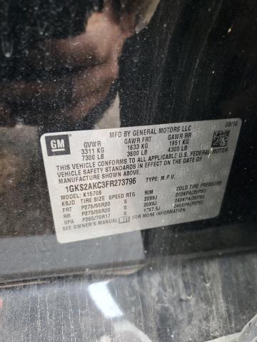 2015 GMC YUKON SLE 1GKS2AKC3FR273796