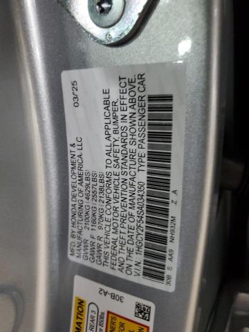 2025 HONDA ACCORD HYB - 1HGCY2F54SA034350