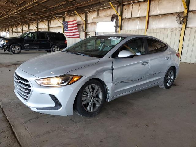 HYUNDAI ELANTRA SE 2017 silver  gas KMHD84LFXHU180122 photo #1