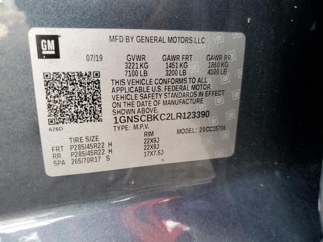 2020 CHEVROLET TAHOE C150 1GNSCBKC2LR123390