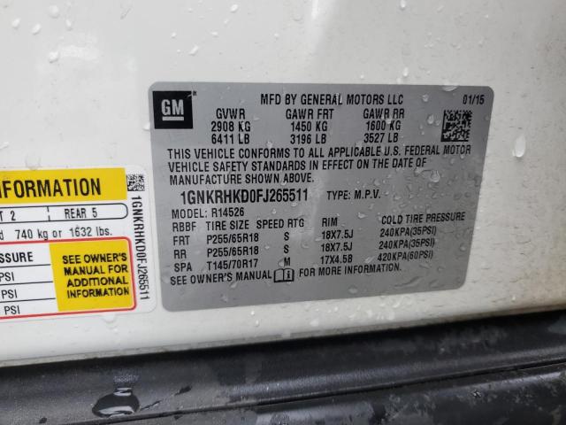 2015 CHEVROLET TRAVERSE L - 1GNKRHKD0FJ265511