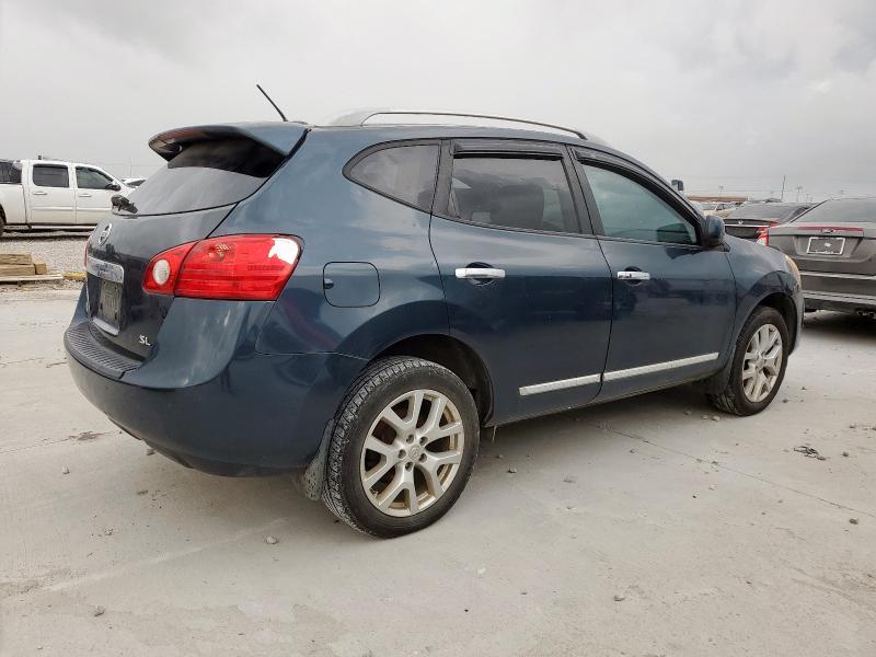 NISSAN ROGUE S 2013 blue 4dr spor gas JN8AS5MT4DW525649 photo #4