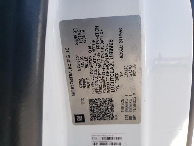 2020 CHEVROLET COLORADO L - 1GCHTCEA2L1188998