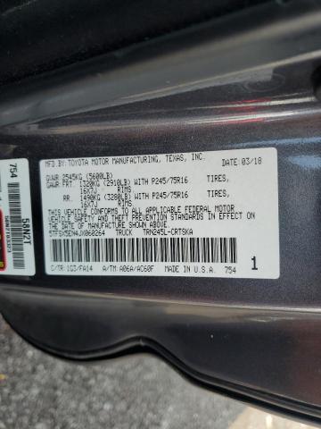 2018 TOYOTA TACOMA ACC 5TFSX5EN4JX060264