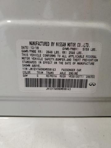 2019 INFINITI Q50 LUXE JN1EV7ARXKM558143