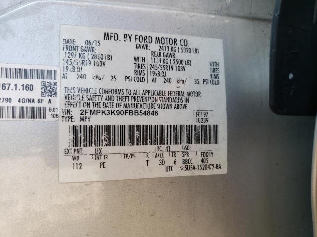 2015 FORD EDGE TITAN - 2FMPK3K90FBB54846