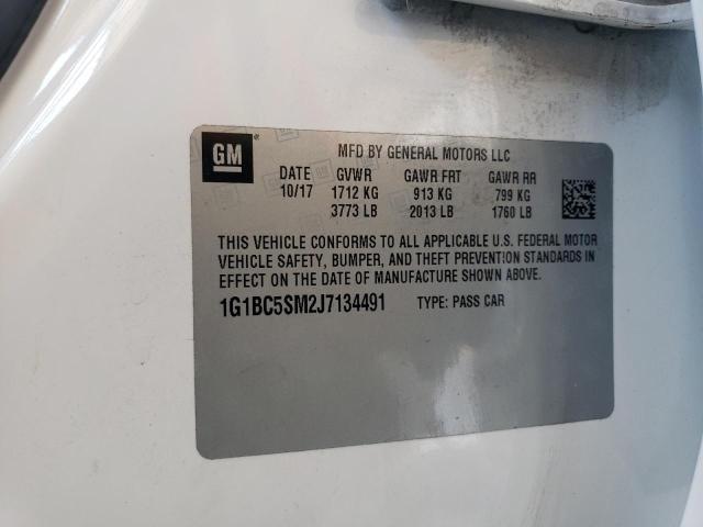 2018 CHEVROLET CRUZE LS - 1G1BC5SM2J7134491