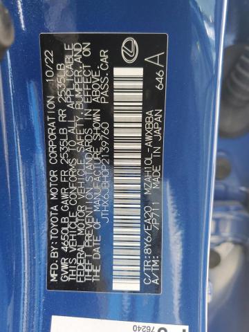 2023 LEXUS UX 250H BA JTHX6JBH0P2139760