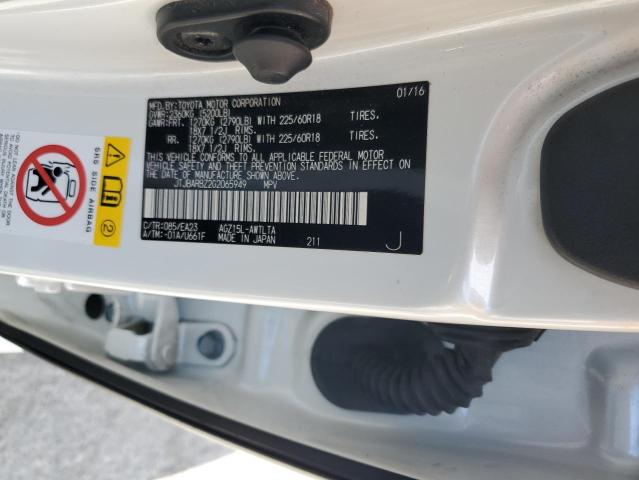 2016 LEXUS NX 200T BASE JTJBARBZ2G2065949