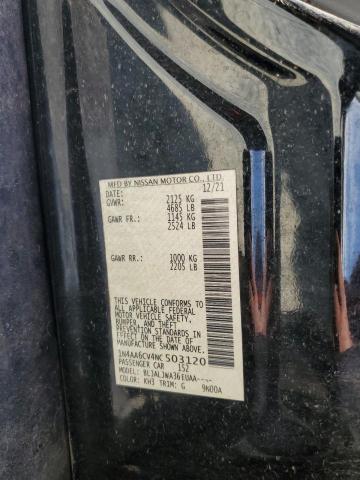 2022 NISSAN MAXIMA SV 1N4AA6CV4NC503120