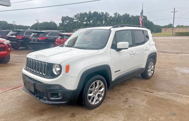 Vin: zaccjabt8gpc48332, lot: 63933375, jeep renegade latitude 20162