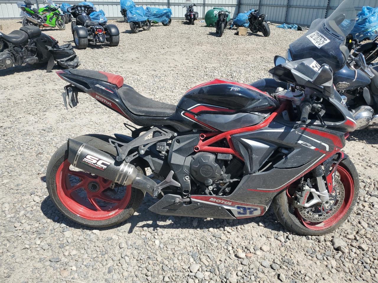  Salvage M. V. Agusta Motorcycle