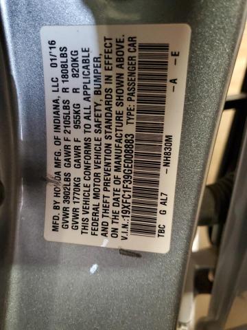 2016 HONDA CIVIC EX 19XFC1F39GE008883