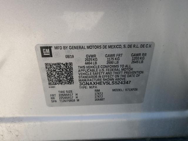 2020 CHEVROLET EQUINOX LS - 3GNAXHEV5LS524347