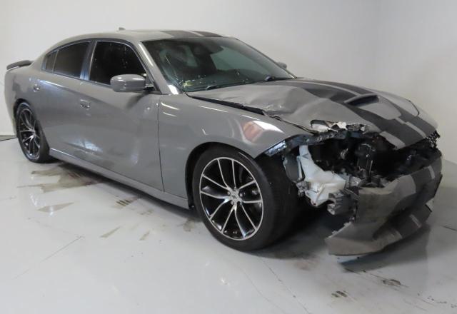 DODGE CHARGER R/ 2018 gray  gas 2C3CDXGJ7JH135941 photo #1